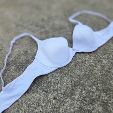 Victoria's Secret Demi Bra 36A White Body By Victoria IPEX Lightly Lined Y2K
