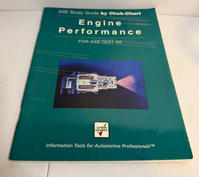 Chek-Chart ASE StudyGuide A8 Engine Performance Paperback Book