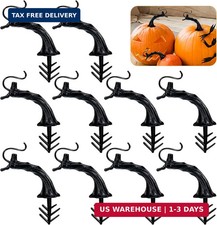 12 Pieces Halloween Pumpkin Stems for Crafts 3.6 Inch Fall Decor