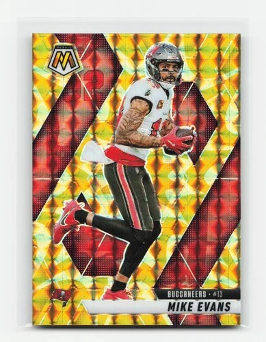 2025 Panini Mosaic #192 Mike Evans Mosaic Reactive Yellow