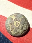Dug Civil War 💥 🇺🇸 💣 Overcoat Gilted Eagle I Button