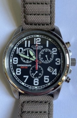 Citizen Men's Eco-Drive Weekender Garrison Chronograph Field Watch