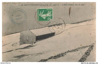 BARP13-1338-84 - Le Mont-Ventoux - L'Hotel Vendran sous la Neige