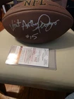 Los Angeles Rams VINCE FERRAGAMO autographed football  Bills Packers 💥 JSA coa