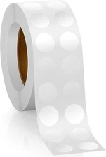 3000 Pcs Clear Circle Stickers 0.5 Inch Round Wide, 