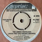 FLEETWOOD MAC THE GREEN MANALISHI 7" REPRISE (1970) VG+ PSYCH ENGLAND