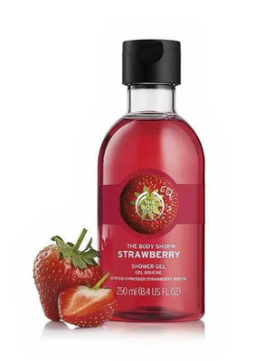The Body Shop Strawberry Duschgel 250ml Reinigungsgel eingestellt