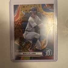 2024 Bowman’s Best - Max Clark Gold Lava  /50 # TP-7  Detroit Tigers