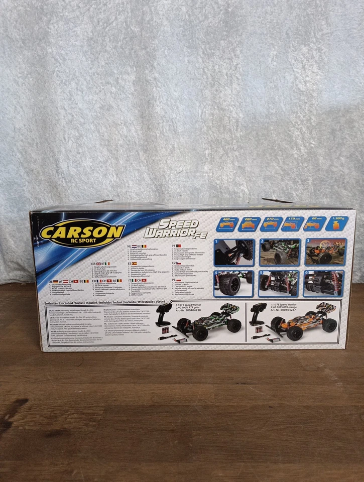 CARSON 1:10 Cage Devil FE 2.4G 100% RTR R/C Fahrzeug, Orange Gebraucht  - Bild 3 von 4