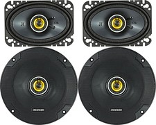 6.5 Coaxial Speakers Pair 4 Ohm x6 KICKER CSC654 CSC464 Package Items Series
