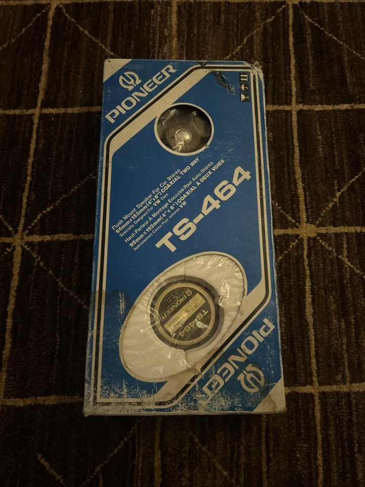 Pioneer TS-464 4x6" 30W Coaxial 2 voies Vintage Comme neuf boîte VW 1982 - Photo 1/4