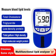 Household blood lipid analyzer cholesterol triglyceride five item tester