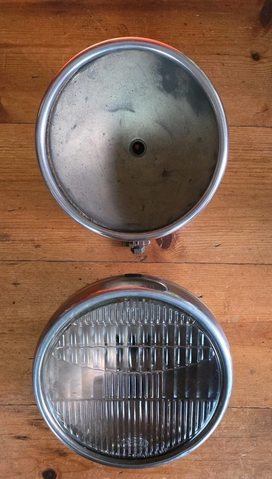 2 faros Twolite originales Ford modelo A años 30 faros clásicos luces de cubo Foto 2 de 4