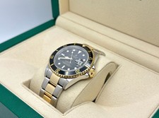 2006 Rolex Submariner Black 16613 40mm 18k Yellow Gold Stainless Steel Box Paper 7