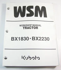 Original Kubota BX1830 BX2230 Utility Farm Tractor Workshop Service Manual Book