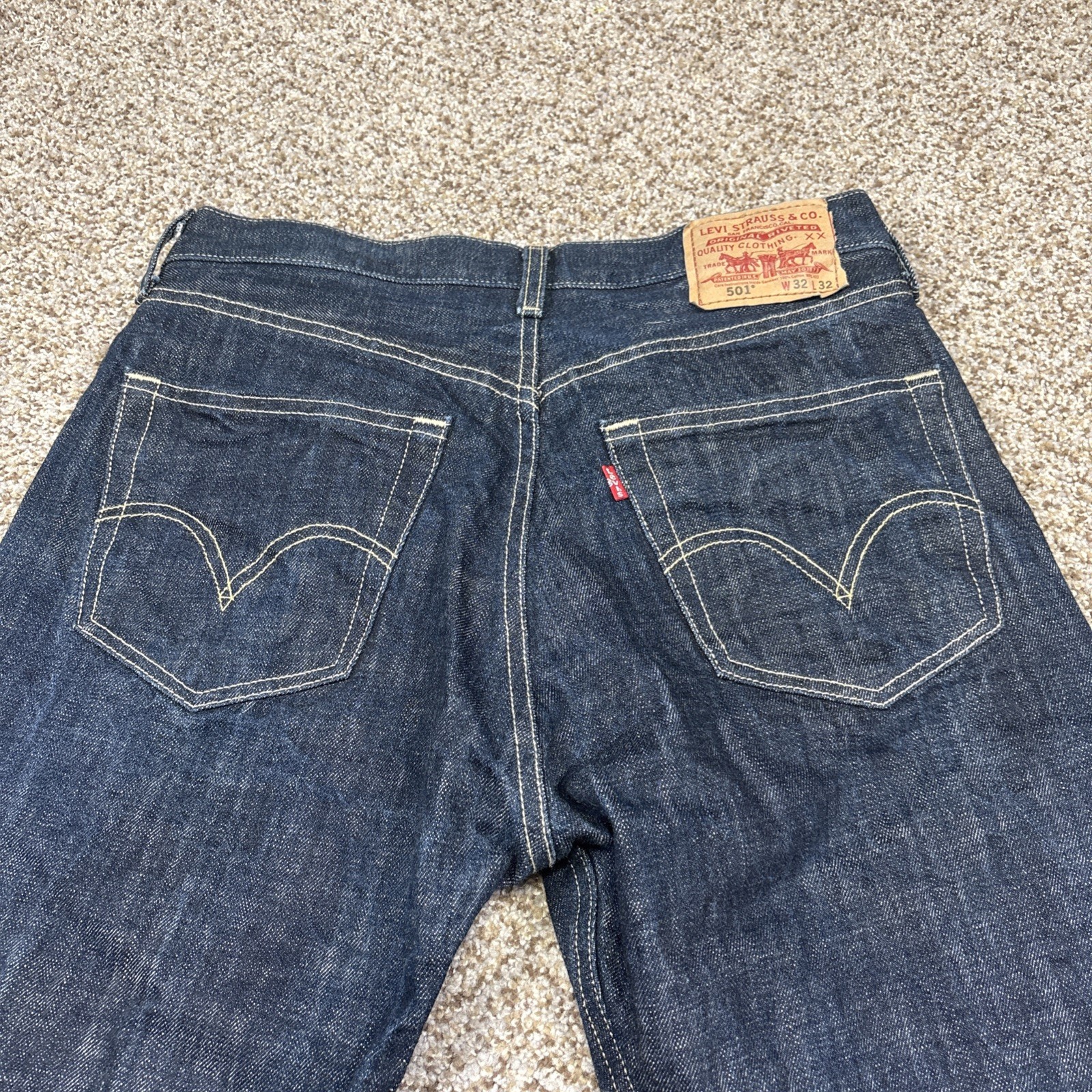 Levis 501 XX Button Fly Jeans Men’s Tag 32x32 Actual 30 X 30 - View 11