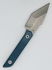 Tac Knives Mini Marlin Blue Compound Grind with Case and Belt Clips 14C28N Steel — photo 3