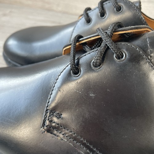 Dr Martens Shoes Mens Black UK Size 7 Vintage Made in England Shoe - Imagen 12 de 14