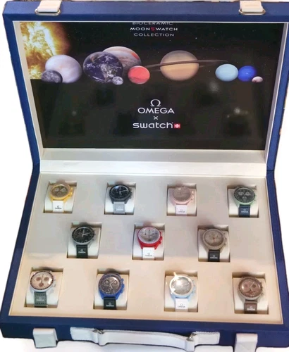 Omega X Swatch Bioceramic MoonSwatch Collection (All (11) Variants) 2 Cases NWT