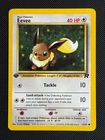 1# Pokemon Cards Eevee 55/82 1ST EDITION Team Rocket Common