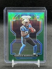 Terrace Marshall Jr. 2021 Panini Prizm #348 Green Carolina Panthers