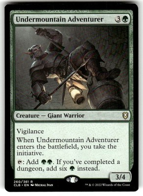 Undermountain Adventurer Commander Legends: Battle for Baldur's Gate Regular MTG