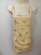 Forever 21  small yellow floral mini Sundress Flirt Romantic