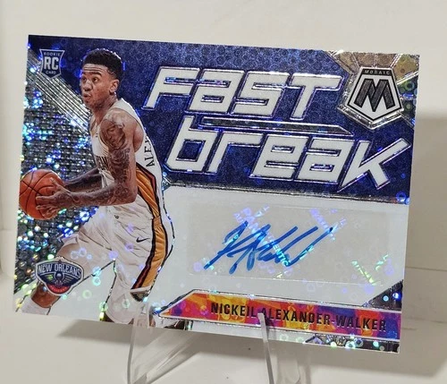 2019-20 Panini Mosaic - Fast Break Autographs Nickeil Alexander-Walker #FB-NAW
