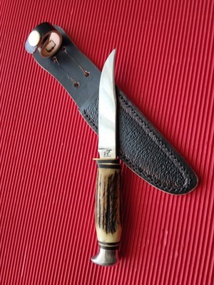 Rar Solingen Robert Schaaf Jagdmesser Hirschhorn Elch Sammler Fahrten Messer