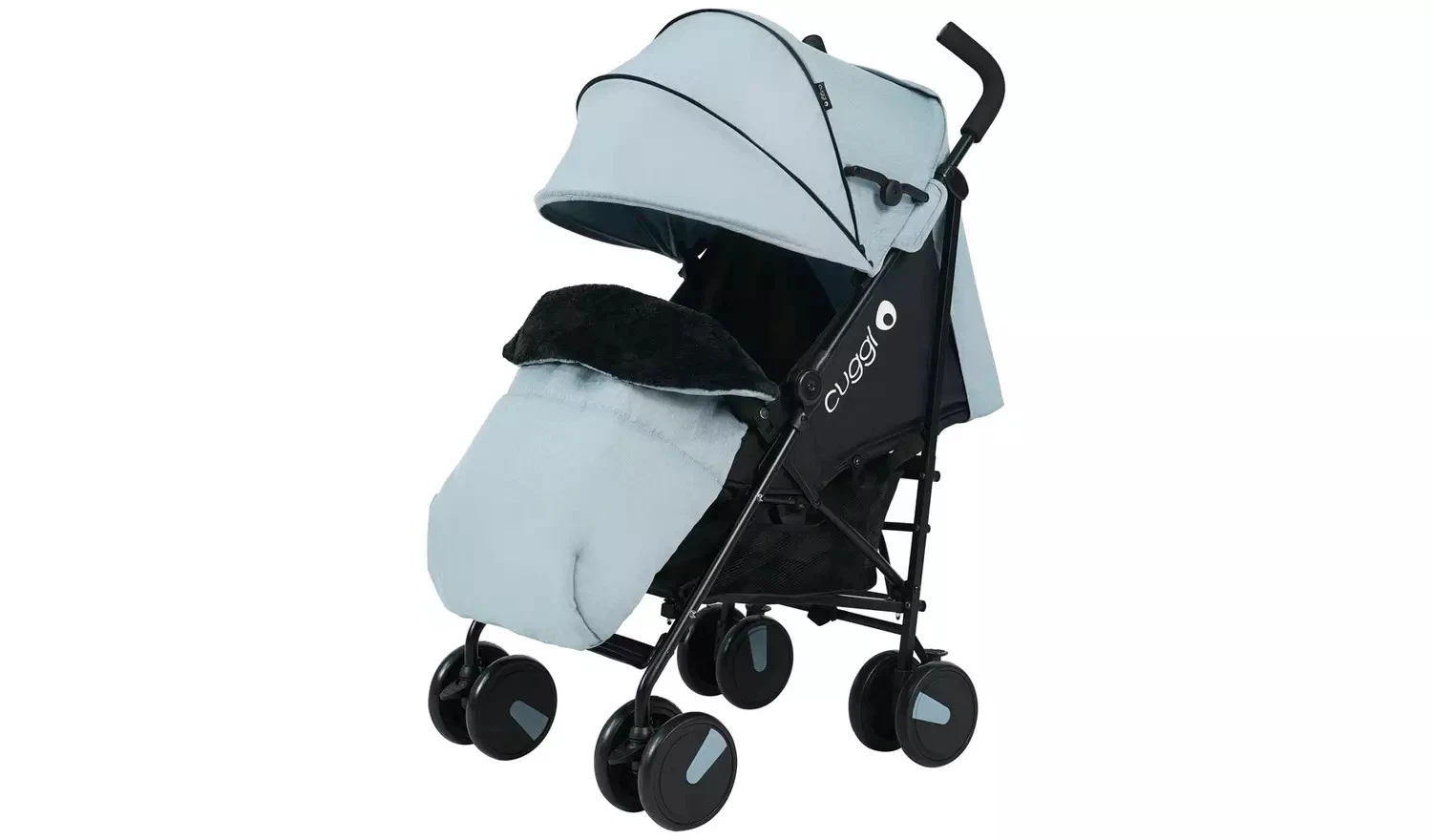 Cuggl Rowan Stroller with Footmuff and Raincover - Blue (OPENED BOX TESTED)