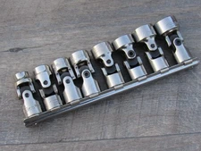 MATCO 8 PC 3/8" DRIVE METRIC FLEX SWIVEL SOCKET SET 10MM 12MM - 18MM BU10M6 BU18