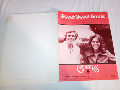 Sweet Sweet Smile geschrieben von J. Newton & O. Junge Tischler Noten