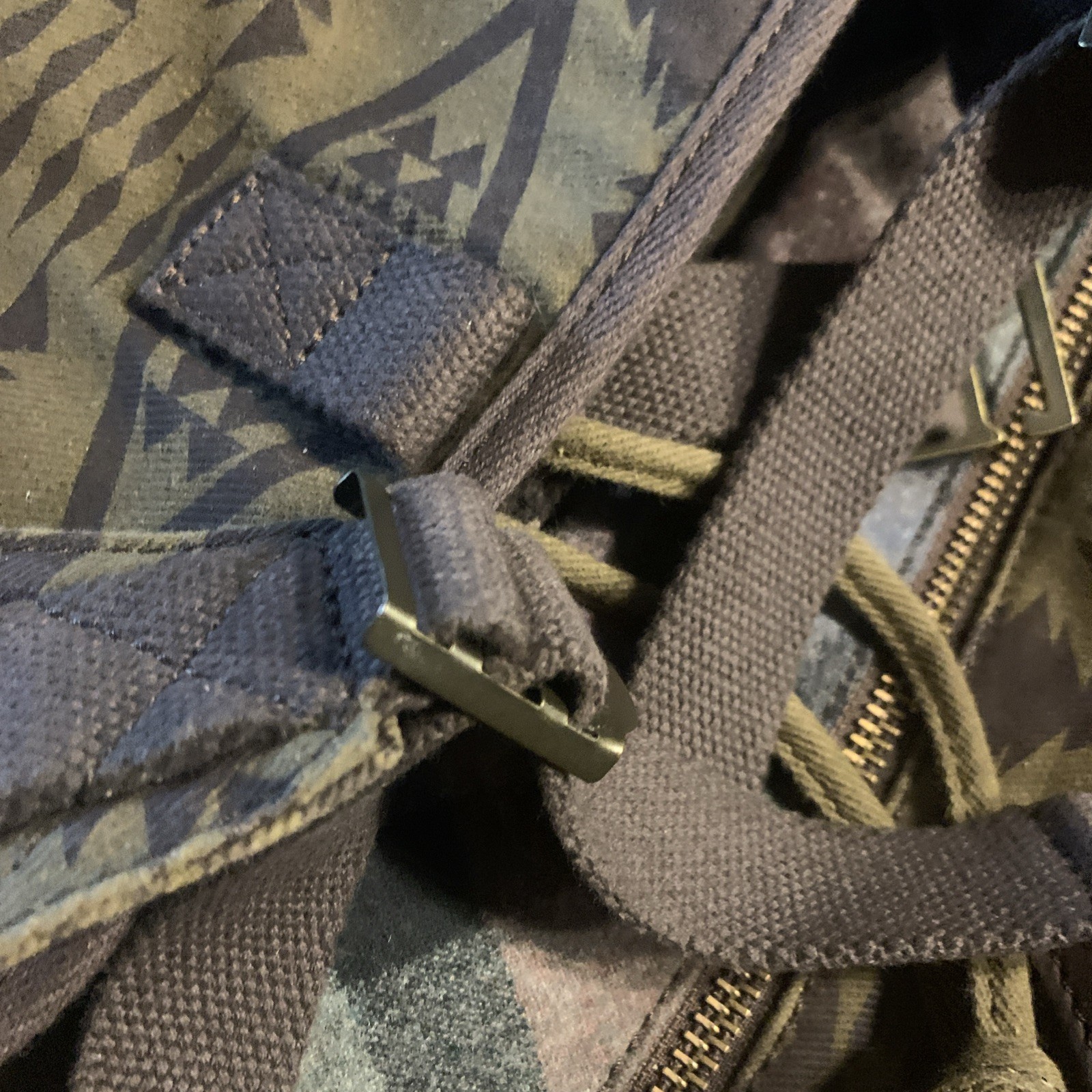 Pendleton Brown Multi Wool Canvas Western Cargo P… - image 6