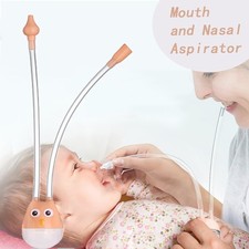 Baby Nasal Aspirator Newborn Nose Cleaner Soft Silicone Snot Remover Anti Backfl