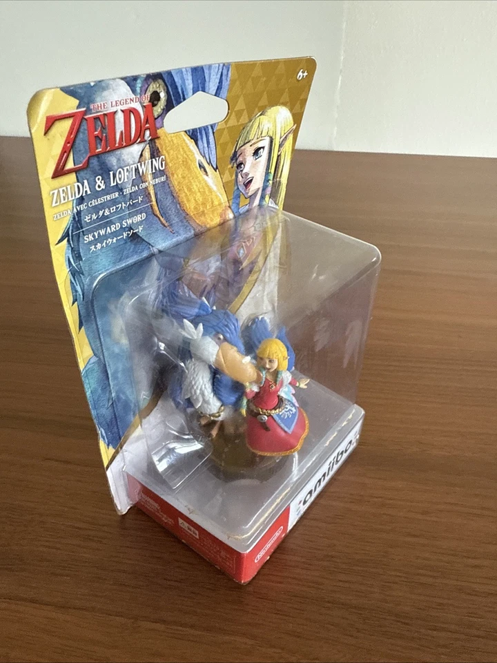 全新任天堂 Amiibo Zelda And Loftwing 塞尔达传说人偶 — 第 3/4 张图片