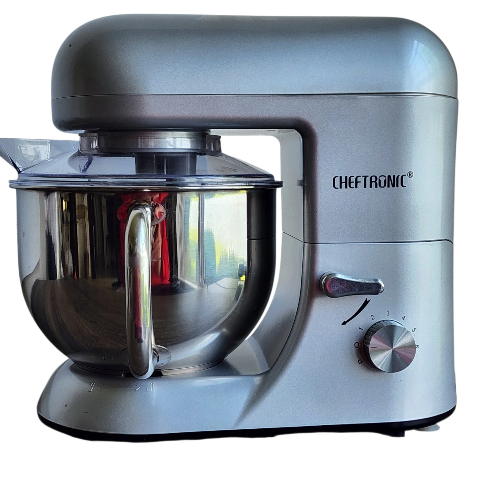 Cheftronic SM-986 Stand Mixer 650W Silver 6-Speed w/ Stainless Bowl Whisk
Opens in a new window or t