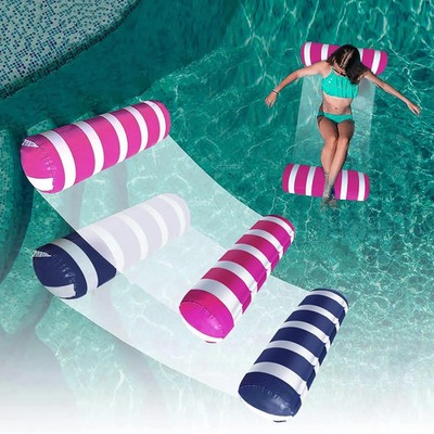 2-Pack Swimming Pool Float Hammock, Multi-Purpose Inflatable Hammock Pool Hammoc