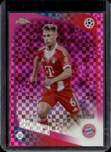 2025-26 Topps Chrome UEFA CC Joshua Kimmich Refractor Pink X-Fractor #/250