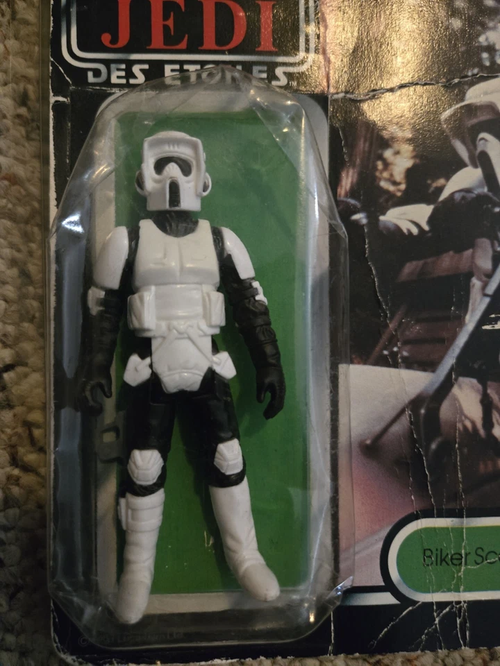 Star Wars El Retorno del Jedi Vintage 1983 Trilogp Biker Scout Foto 2 de 4