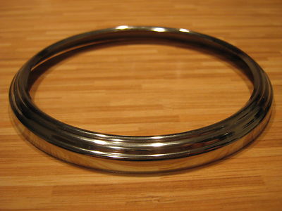 Chromring Tachoring f. 100mm Tacho / Wartburg 311 312 313 Trabant P50 P70 DDR 