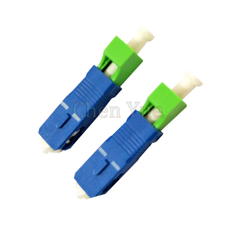 2pcs Fiber Optic SC LC Adapter SC UPC Male to LC APC Female SM Hybrid Adapter - Image 3 of 4