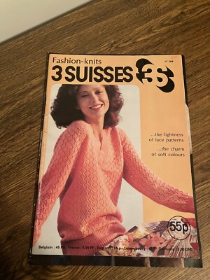 Vintage Back Issue of 3 Suisses Fashion Knits