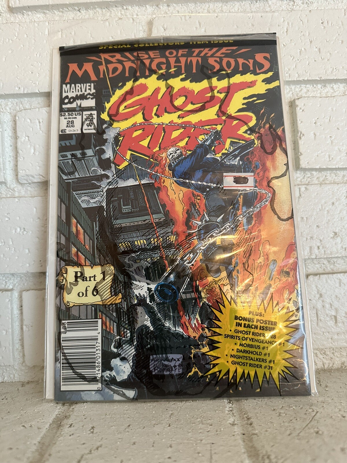 Ghost Rider 28 Ghost Rider #28 Marvel Comics 1992 Key Issue Poly Bag w/Poster NM | eBay