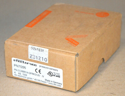 ifm electronic PN7006 Combi DRUCKSENSOR  PN 7006 Druckschalter NEU OVP