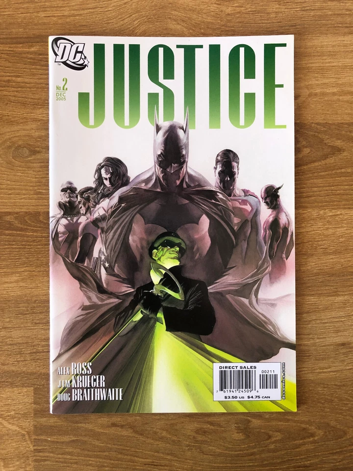 Justice #2 DC Comics 2005 Alex Ross JLA Batman Superman Green Lantern - Photo 1/2