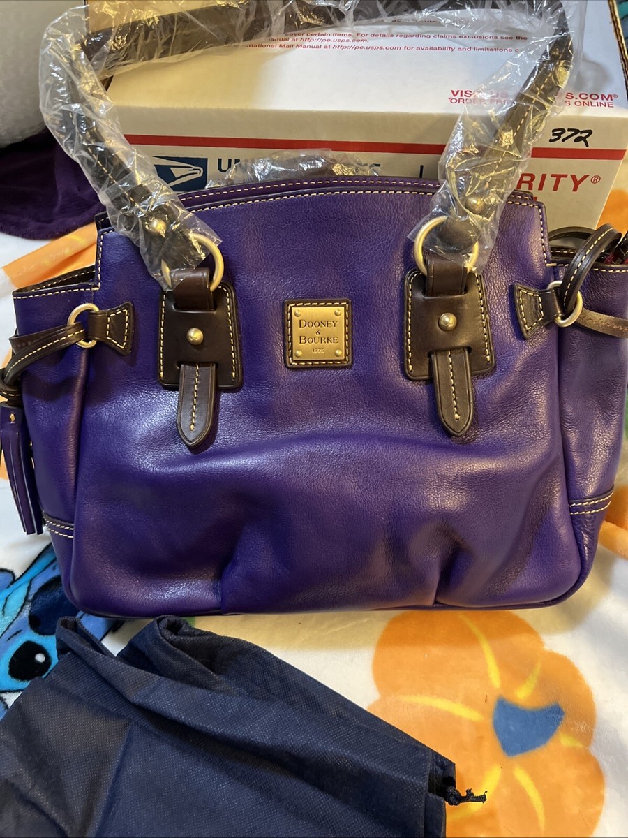 Dooney & Bourke Purple Backpack with Gold Accents Dooney & Bourke | Bags | Dooney Bourke Black Sleek Backpack  main image 3