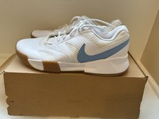 Size 13 Nike Court Lite 4 Tennis Pickleball Carolina Blue White Gum FD6574-107 Nike Court Lite 4 Tennis Pickleball Shoes White Light Blue  main image 4