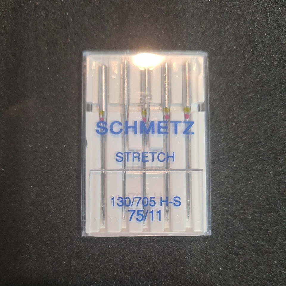 SCHMETZ NÄHMASCHINE NADELN STRETCH (Kugelschreibertrikot) FEIN Größe 75/11