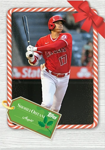 Shohei Ohtani - 2021 Topps MLB ADVENT Holiday Card #1 Los Angeles Angels Pre Ord
