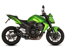 Auspuff Schalldampfer Mivv Double Gun Stahl Schwarz Kawasaki Z 750 2007 > 2014